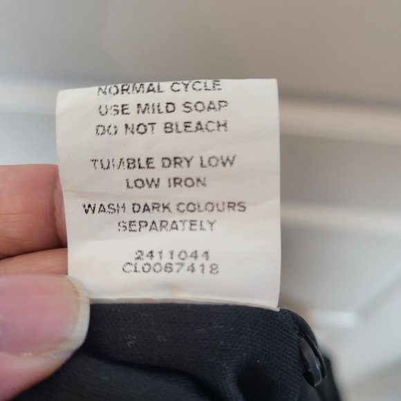 eShakti Women's black sleeveless jogger jumpsuit size Large/ 12 - Picture 8 of 9